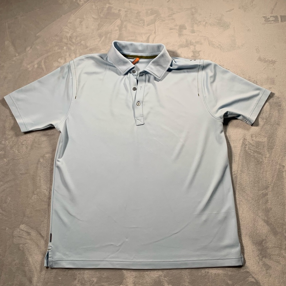 Light Blue Cutter & buck Polo Shirt 
Size : medium